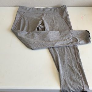 gray capris leggings